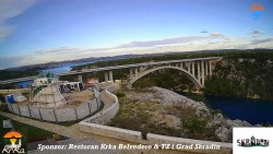Skradin, Fluss Krka, A1-Brücke
