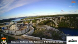 Skradin, řeka Krka, most A1