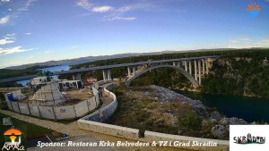 The town of Skradin - Skradin, Krka River, A1 bridge - 30.10.2026 v 13:45 The town of Skradin - Skradin, Krka River, A1 bridge - 30.10.2026 v 13:45