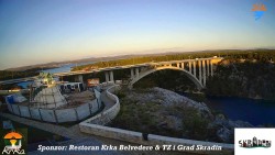 Skradin, řeka Krka, most A1