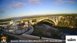 Skradin, řeka Krka, most A1