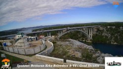 Skradin, řeka Krka, most A1