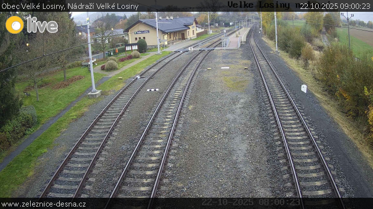 Obec Velké Losiny - Nádraží Velké Losiny - 22.10.2025 v 09:00 Obec Velké Losiny - Nádraží Velké Losiny - 22.10.2025 v 09:00