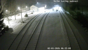 Obec Velké Losiny - Nádraží Velké Losiny - 2.1.2026 v 06:15 Obec Velké Losiny - Nádraží Velké Losiny - 2.1.2026 v 06:15