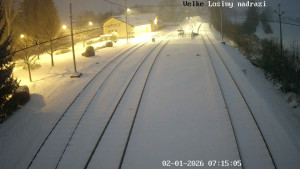 Obec Velké Losiny - Nádraží Velké Losiny - 2.1.2026 v 07:15 Obec Velké Losiny - Nádraží Velké Losiny - 2.1.2026 v 07:15