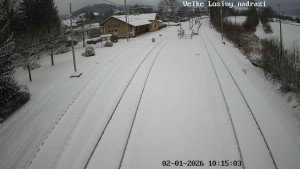 Obec Velké Losiny - Nádraží Velké Losiny - 2.1.2026 v 10:15 Obec Velké Losiny - Nádraží Velké Losiny - 2.1.2026 v 10:15