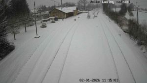 Obec Velké Losiny - Nádraží Velké Losiny - 2.1.2026 v 11:15 Obec Velké Losiny - Nádraží Velké Losiny - 2.1.2026 v 11:15