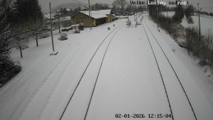Obec Velké Losiny - Nádraží Velké Losiny - 2.1.2026 v 12:15 Obec Velké Losiny - Nádraží Velké Losiny - 2.1.2026 v 12:15