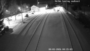 Obec Velké Losiny - Nádraží Velké Losiny - 4.1.2026 v 04:15 Obec Velké Losiny - Nádraží Velké Losiny - 4.1.2026 v 04:15