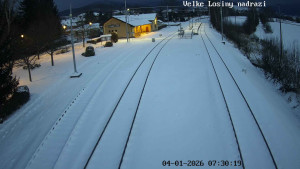 Obec Velké Losiny - Nádraží Velké Losiny - 4.1.2026 v 07:30 Obec Velké Losiny - Nádraží Velké Losiny - 4.1.2026 v 07:30
