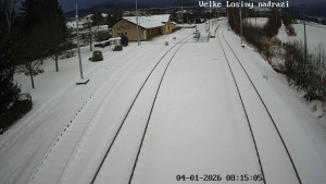 Obec Velké Losiny - Nádraží Velké Losiny - 4.1.2026 v 08:15 Obec Velké Losiny - Nádraží Velké Losiny - 4.1.2026 v 08:15