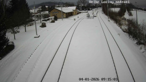 Obec Velké Losiny - Nádraží Velké Losiny - 4.1.2026 v 09:15 Obec Velké Losiny - Nádraží Velké Losiny - 4.1.2026 v 09:15