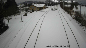Obec Velké Losiny - Nádraží Velké Losiny - 4.1.2026 v 11:30 Obec Velké Losiny - Nádraží Velké Losiny - 4.1.2026 v 11:30