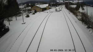 Obec Velké Losiny - Nádraží Velké Losiny - 4.1.2026 v 12:30 Obec Velké Losiny - Nádraží Velké Losiny - 4.1.2026 v 12:30