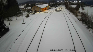 Obec Velké Losiny - Nádraží Velké Losiny - 4.1.2026 v 16:15 Obec Velké Losiny - Nádraží Velké Losiny - 4.1.2026 v 16:15