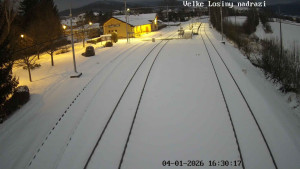Obec Velké Losiny - Nádraží Velké Losiny - 4.1.2026 v 16:30 Obec Velké Losiny - Nádraží Velké Losiny - 4.1.2026 v 16:30
