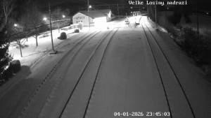 Obec Velké Losiny - Nádraží Velké Losiny - 4.1.2026 v 23:45 Obec Velké Losiny - Nádraží Velké Losiny - 4.1.2026 v 23:45