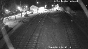 Obec Velké Losiny - Nádraží Velké Losiny - 22.3.2026 v 20:45 Obec Velké Losiny - Nádraží Velké Losiny - 22.3.2026 v 20:45