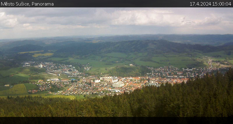 Město Sušice - Panorama - 17.4.2024 v 15:00