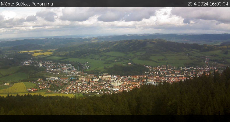 Město Sušice - Panorama - 20.4.2024 v 16:00