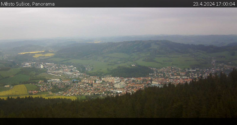 Město Sušice - Panorama - 23.4.2024 v 17:00