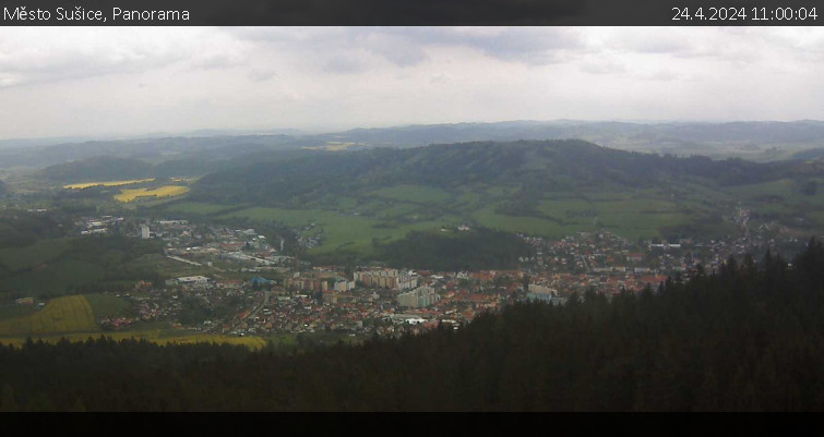 Město Sušice - Panorama - 24.4.2024 v 11:00