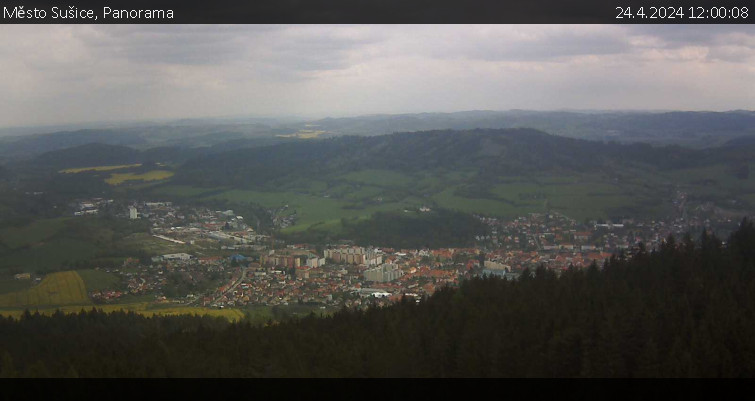 Město Sušice - Panorama - 24.4.2024 v 12:00