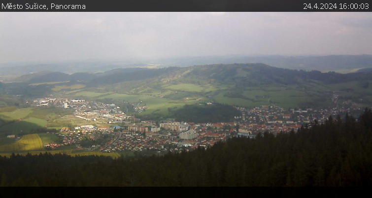 Město Sušice - Panorama - 24.4.2024 v 16:00
