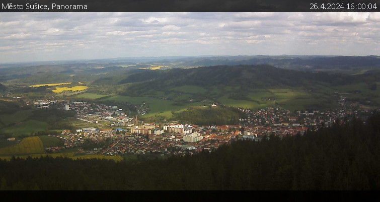 Město Sušice - Panorama - 26.4.2024 v 16:00