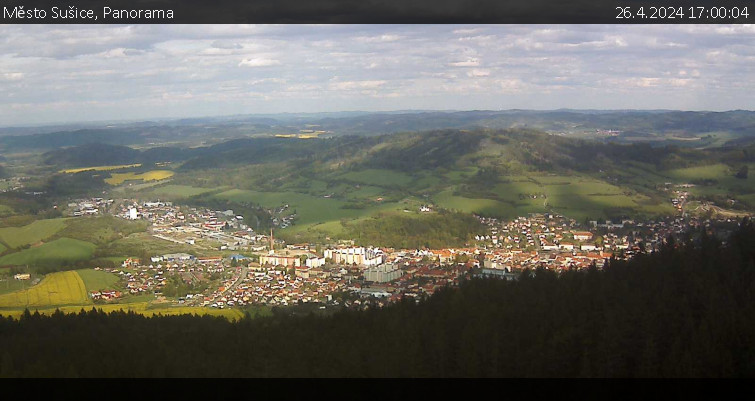Město Sušice - Panorama - 26.4.2024 v 17:00
