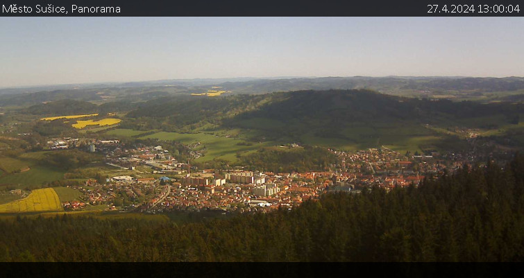 Město Sušice - Panorama - 27.4.2024 v 13:00