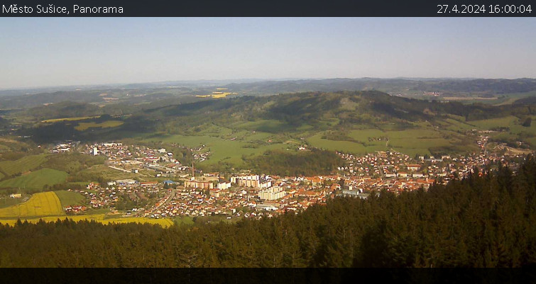 Město Sušice - Panorama - 27.4.2024 v 16:00