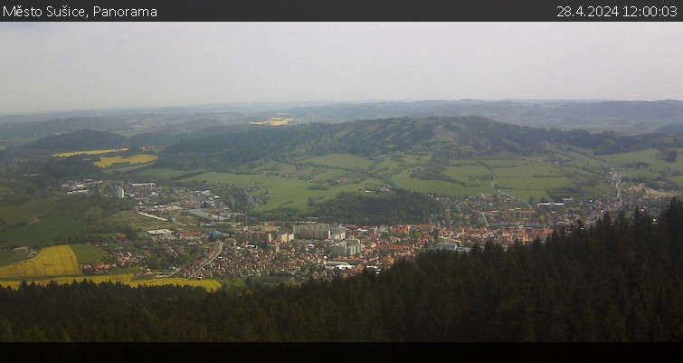 Město Sušice - Panorama - 28.4.2024 v 12:00