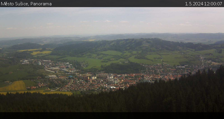Město Sušice - Panorama - 1.5.2024 v 12:00