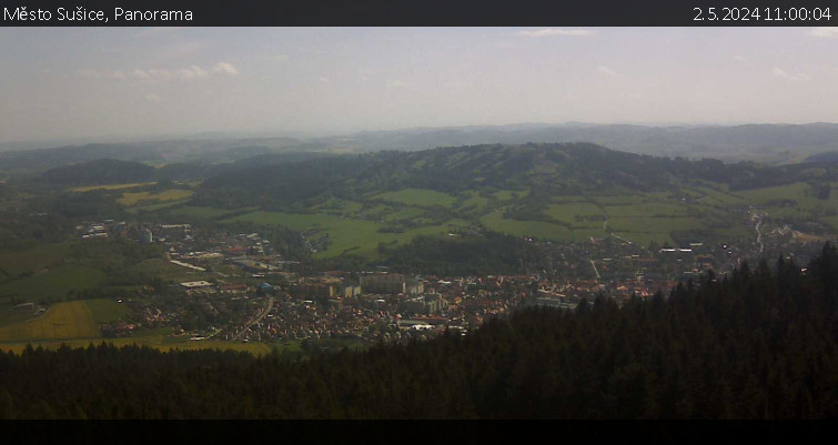 Město Sušice - Panorama - 2.5.2024 v 11:00