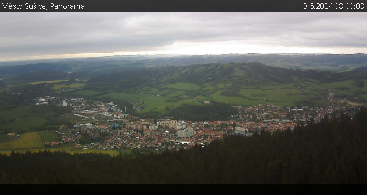 Město Sušice - Panorama - 3.5.2024 v 08:00