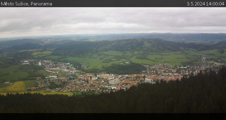 Město Sušice - Panorama - 3.5.2024 v 14:00