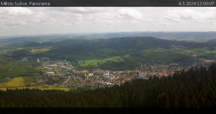 Město Sušice - Panorama - 4.5.2024 v 12:00