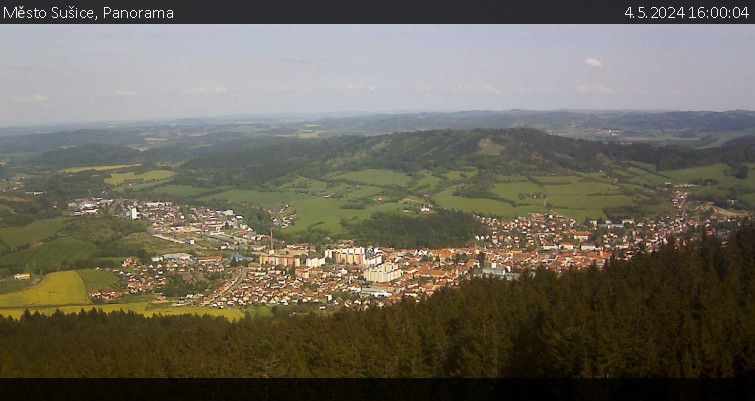Město Sušice - Panorama - 4.5.2024 v 16:00