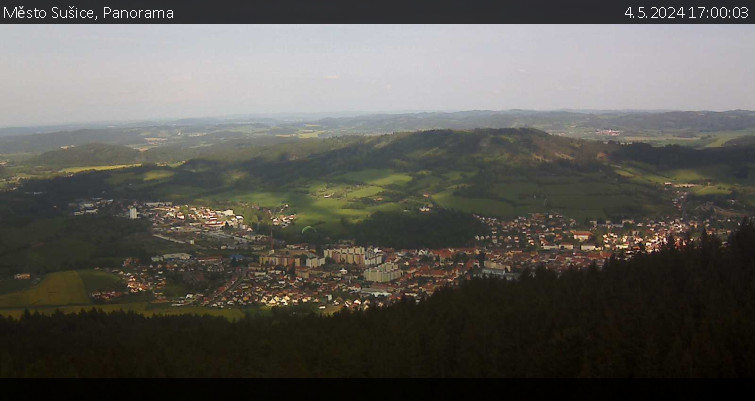 Město Sušice - Panorama - 4.5.2024 v 17:00