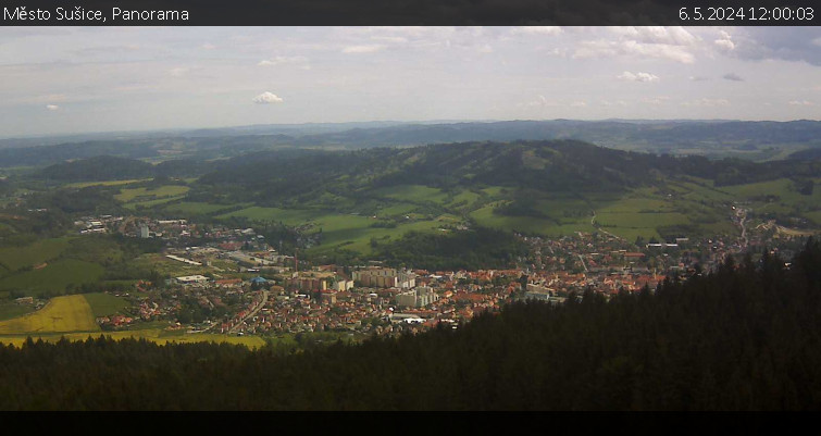 Město Sušice - Panorama - 6.5.2024 v 12:00