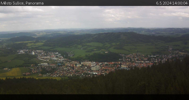 Město Sušice - Panorama - 6.5.2024 v 14:00