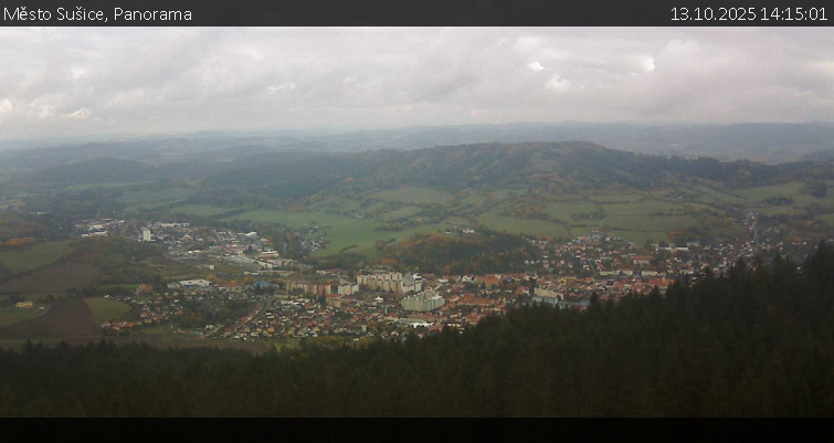 Město Sušice - Panorama - 13.10.2025 v 14:15 Město Sušice - Panorama - 13.10.2025 v 14:15