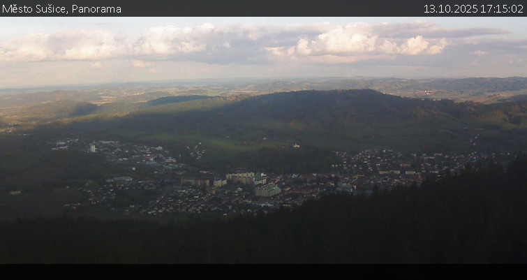 Město Sušice - Panorama - 13.10.2025 v 17:15 Město Sušice - Panorama - 13.10.2025 v 17:15