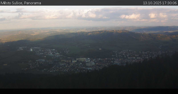 Město Sušice - Panorama - 13.10.2025 v 17:30 Město Sušice - Panorama - 13.10.2025 v 17:30