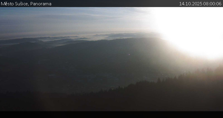 Město Sušice - Panorama - 14.10.2025 v 08:00 Město Sušice - Panorama - 14.10.2025 v 08:00