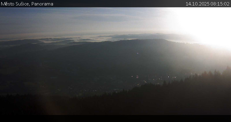 Město Sušice - Panorama - 14.10.2025 v 08:15 Město Sušice - Panorama - 14.10.2025 v 08:15