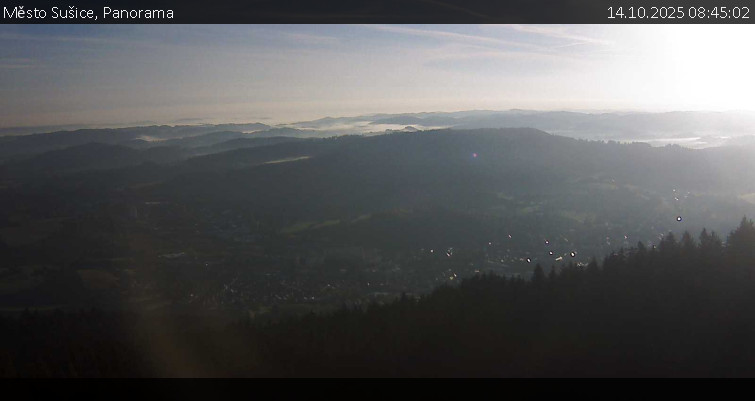 Město Sušice - Panorama - 14.10.2025 v 08:45 Město Sušice - Panorama - 14.10.2025 v 08:45