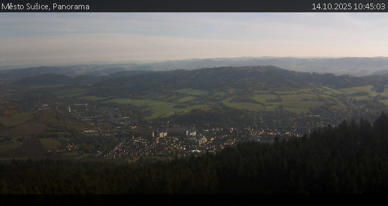 Město Sušice - Panorama - 14.10.2025 v 10:45 Město Sušice - Panorama - 14.10.2025 v 10:45