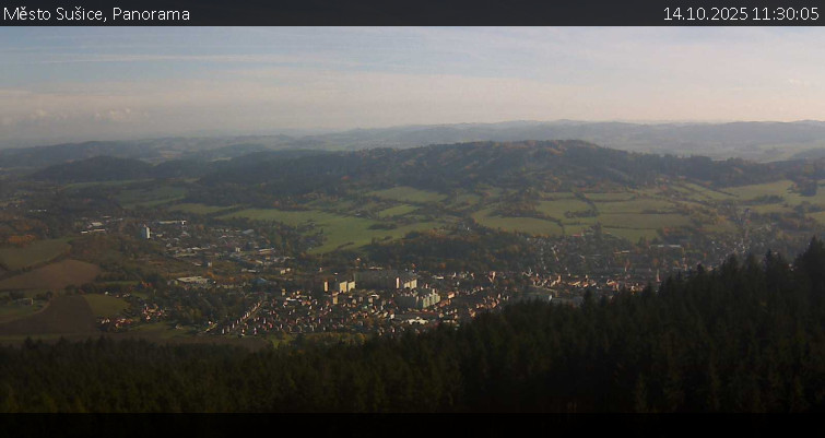Město Sušice - Panorama - 14.10.2025 v 11:30 Město Sušice - Panorama - 14.10.2025 v 11:30